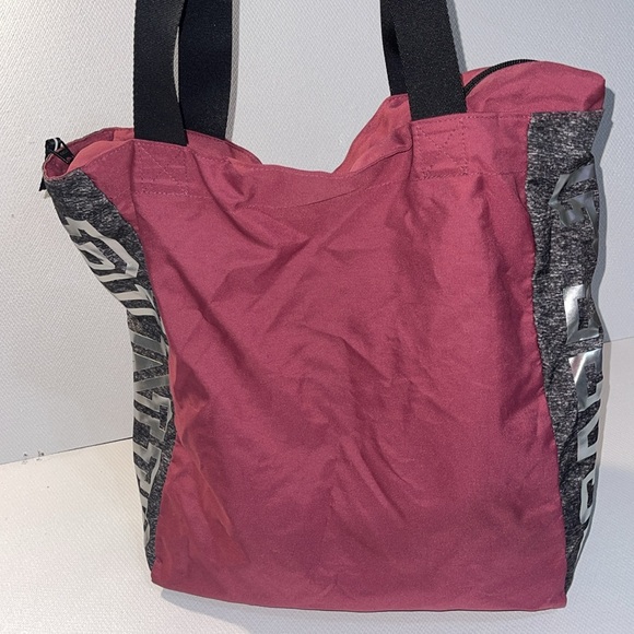 PINK Victoria's Secret Pink and Black Tote with Animal Print Accents - Picture 5 of 13